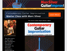 Tablet Screenshot of marcsilverguitarimprov.com